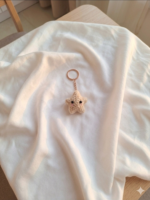 Handmade Crochet Star Keychain - Image 3