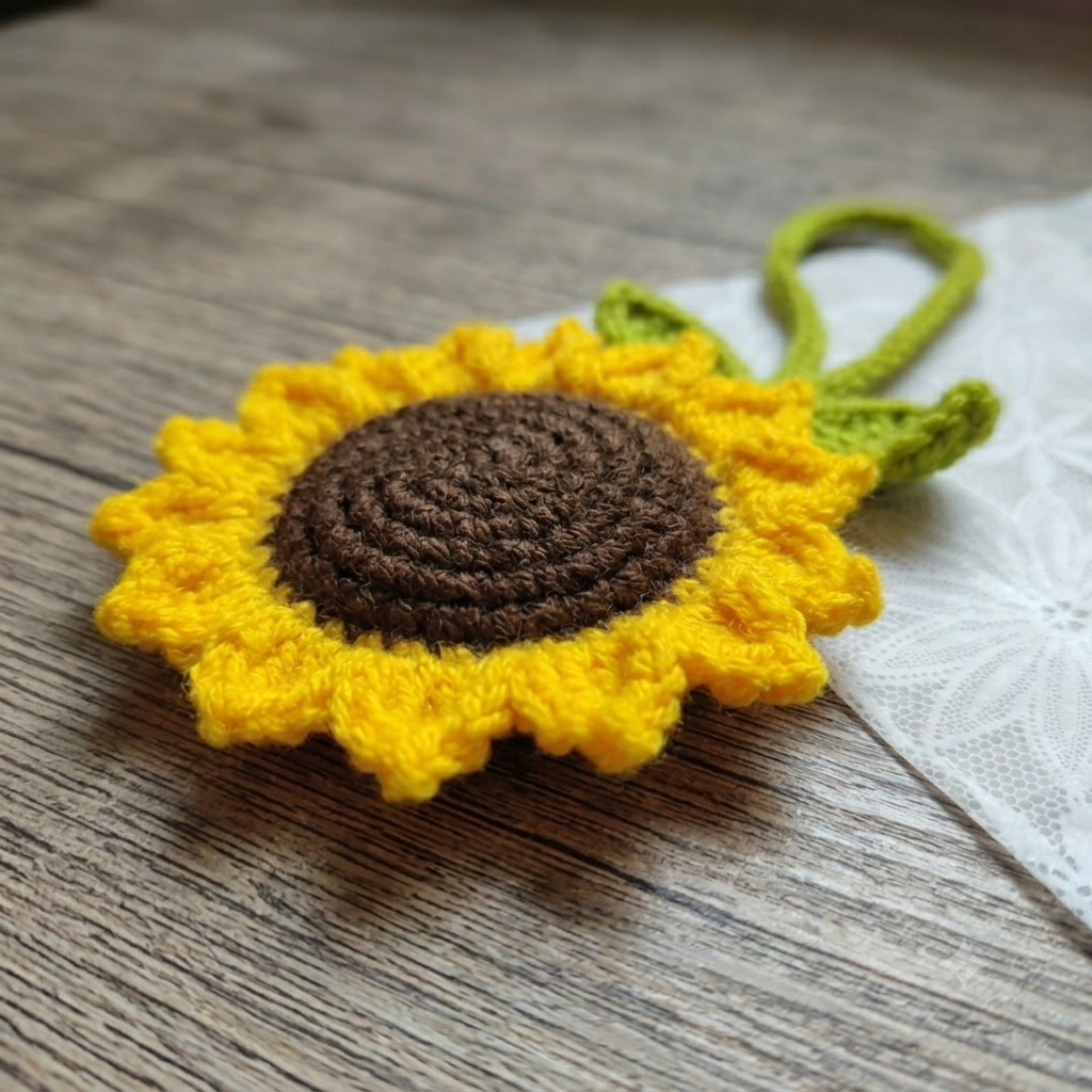 1781528363683 Sunflower Bag-Charm - Image 1