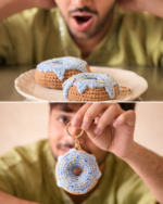 Crochet Donut Keychain - Image 2