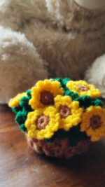 Sunflower Bouquet Coaster With Basket - Image 4