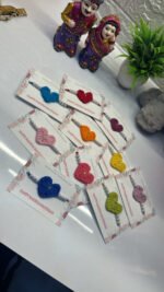 Crochet Heart Rakhi - Image 4