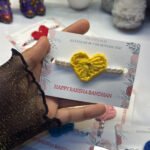 Crochet Heart Rakhi