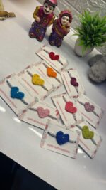 Crochet Heart Rakhi - Image 3