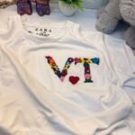 T-Shirt Initial Embroidery (With T-Shirt)