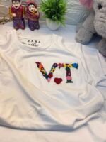 T-Shirt Initial Embroidery (With T-Shirt)