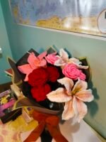 Handmade Rose and Lily bouquet(big) - Image 4
