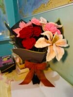 Handmade Rose and Lily bouquet(big)