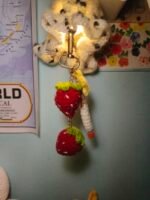 Strawberry and Ciggerate keychain - Image 4