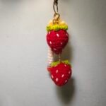 Strawberry and Ciggerate keychain