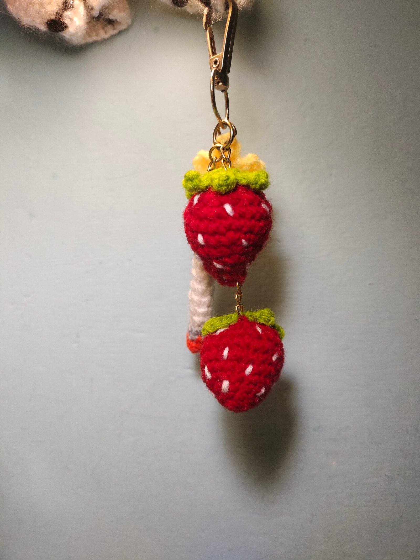 IMG_20260608_231753.jpg Strawberry and Ciggerate keychain - Image 1