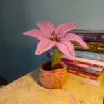 Lavender Lily Crochet Plant