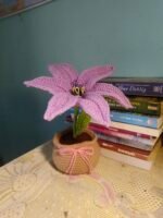 Lavender Lily Crochet Plant - Image 4