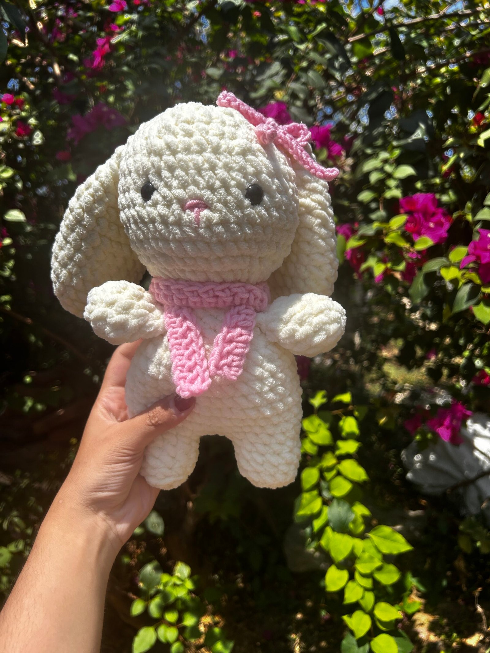 IMG_6439.JPG Velvet Crochet Bunny Amigurumi - Image 1