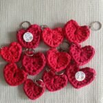 Chunky T-shirt Yarn Keychain (Sold Individually)