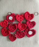 Chunky T-shirt Yarn Keychain (Sold Individually)