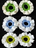 Floral Crochet Scrunchies