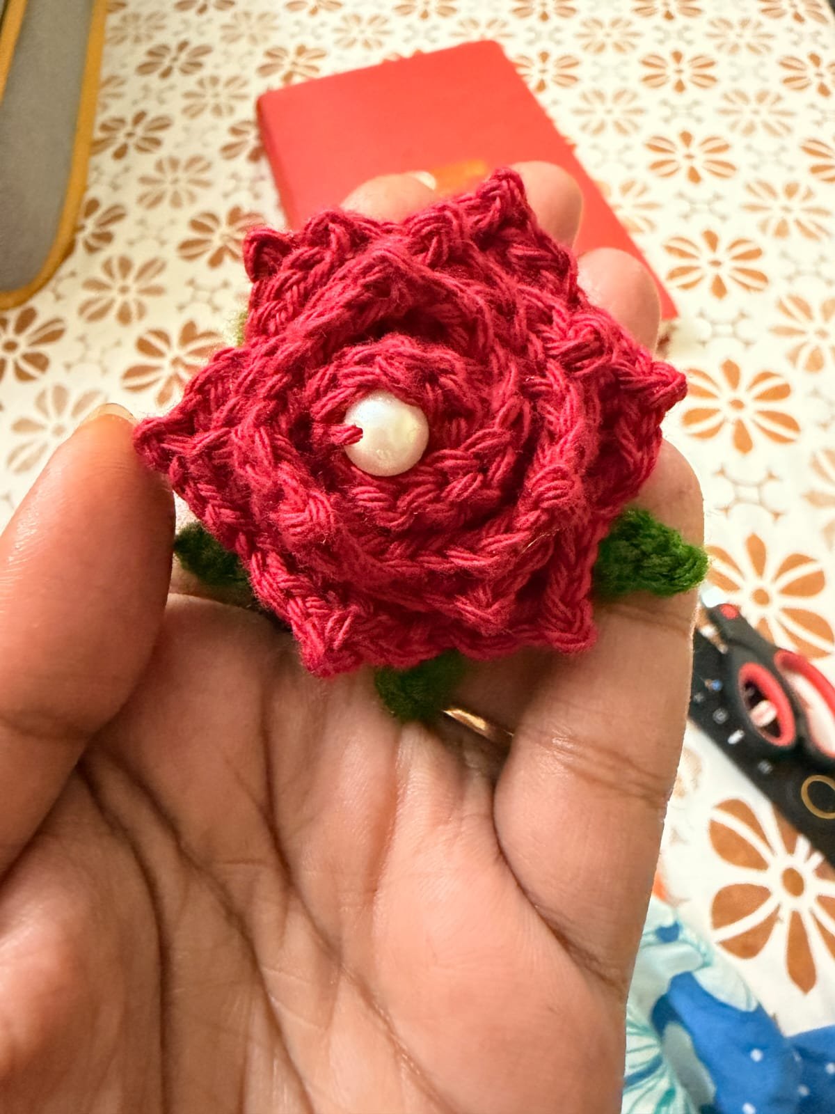 WhatsApp Image 2026-06-13 at 7.55.12 PM Rose Bun Pin - Image 1
