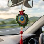 Peacock Feather Car Hanging