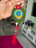 Peacock Feather Car Hanging - Image 2