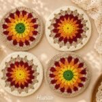 Mandala Crochet Coasters (Set of 4) - Image 2
