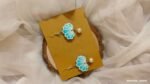 Shell Earrings Resin Finish - Image 3
