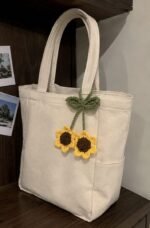 Sunflower Hair-Tie + Keychain - Image 2