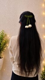 Lily of the valley Hair-tie + Keychain - Image 2