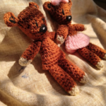 Mr Bean Teddy - Lottie pair