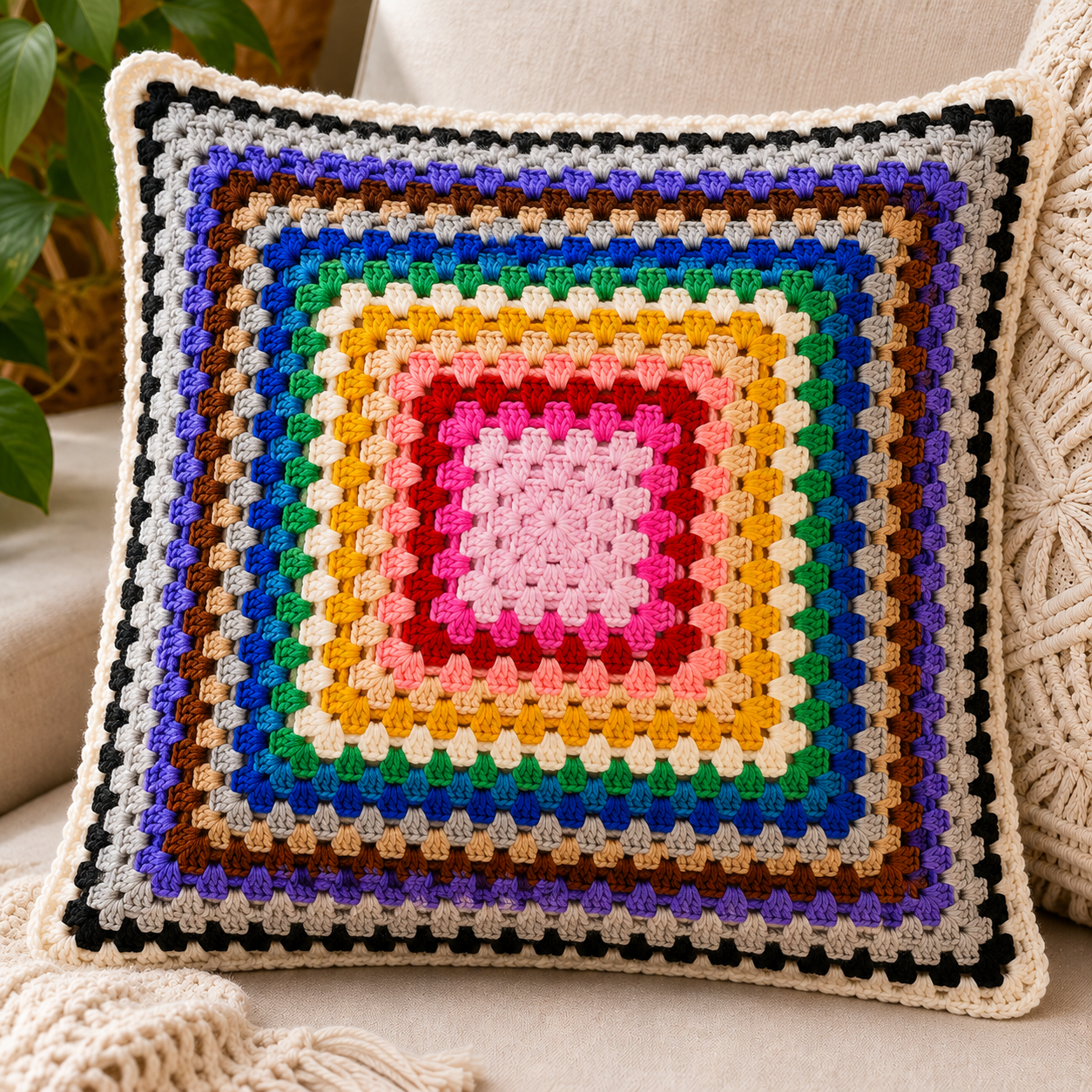 7a0d1928-31a1-4f8b-bfd4-5c47ec28ad1d Bohemian Pillow - Image 1