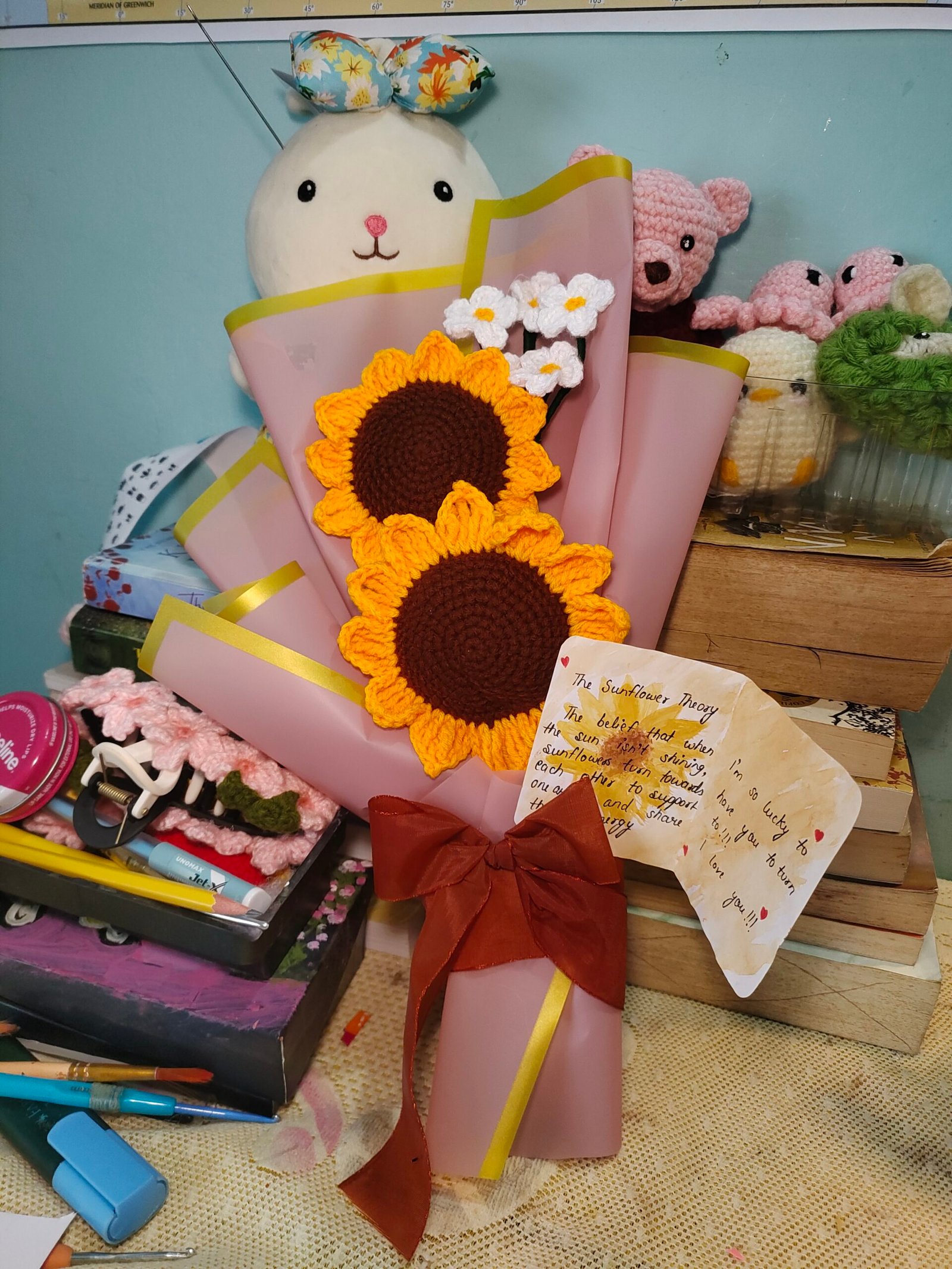 IMG_20260411_142451.jpg Sunflower & Daisy Bouquet - Image 1