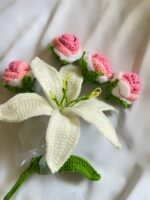 Lily and Roses Bouquet