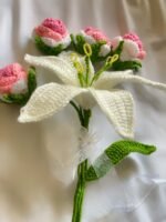 Lily and Roses Bouquet - Image 4