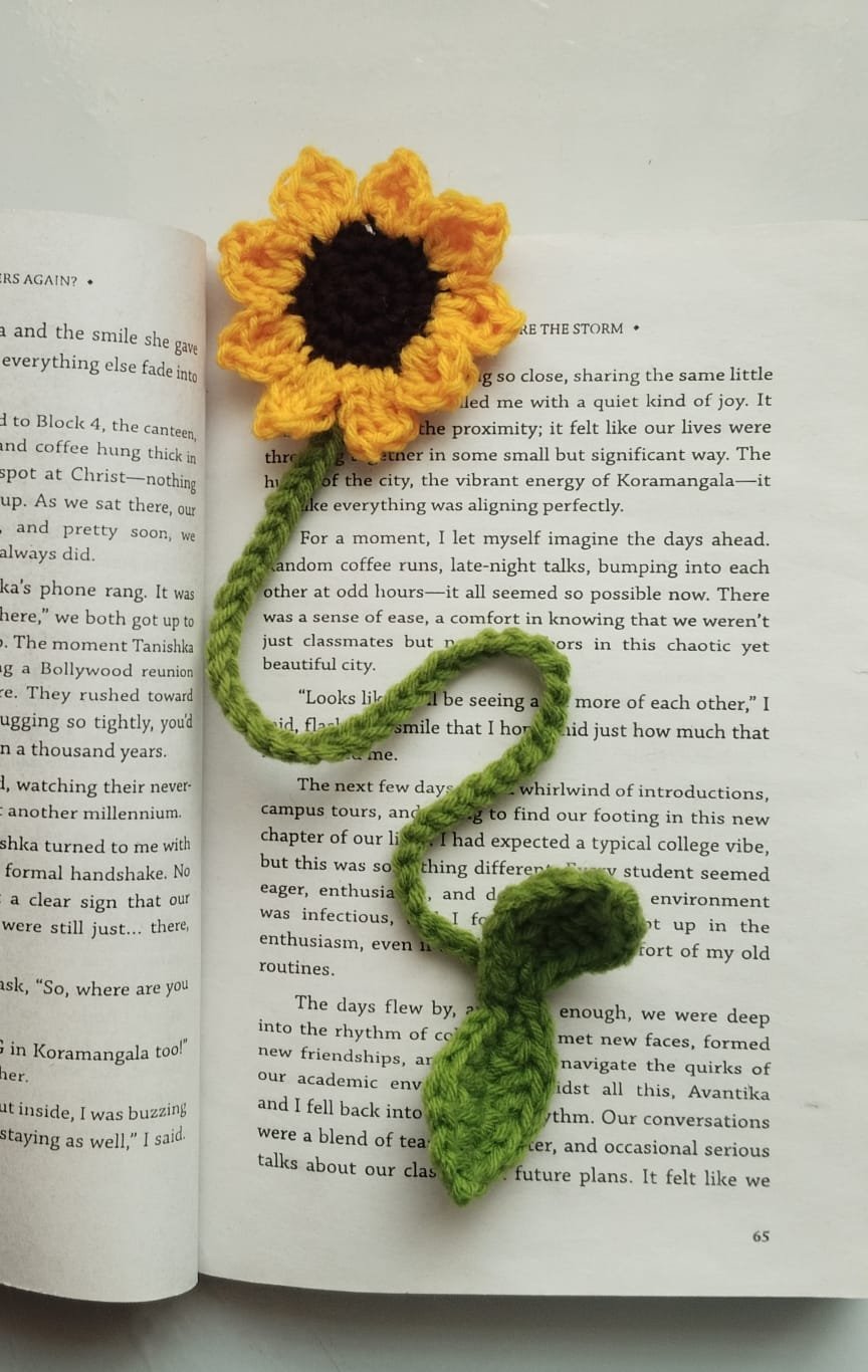 WhatsApp Image 2026-07-01 at 12.21.17 PM Sunflower Stem Bookmark - Image 1