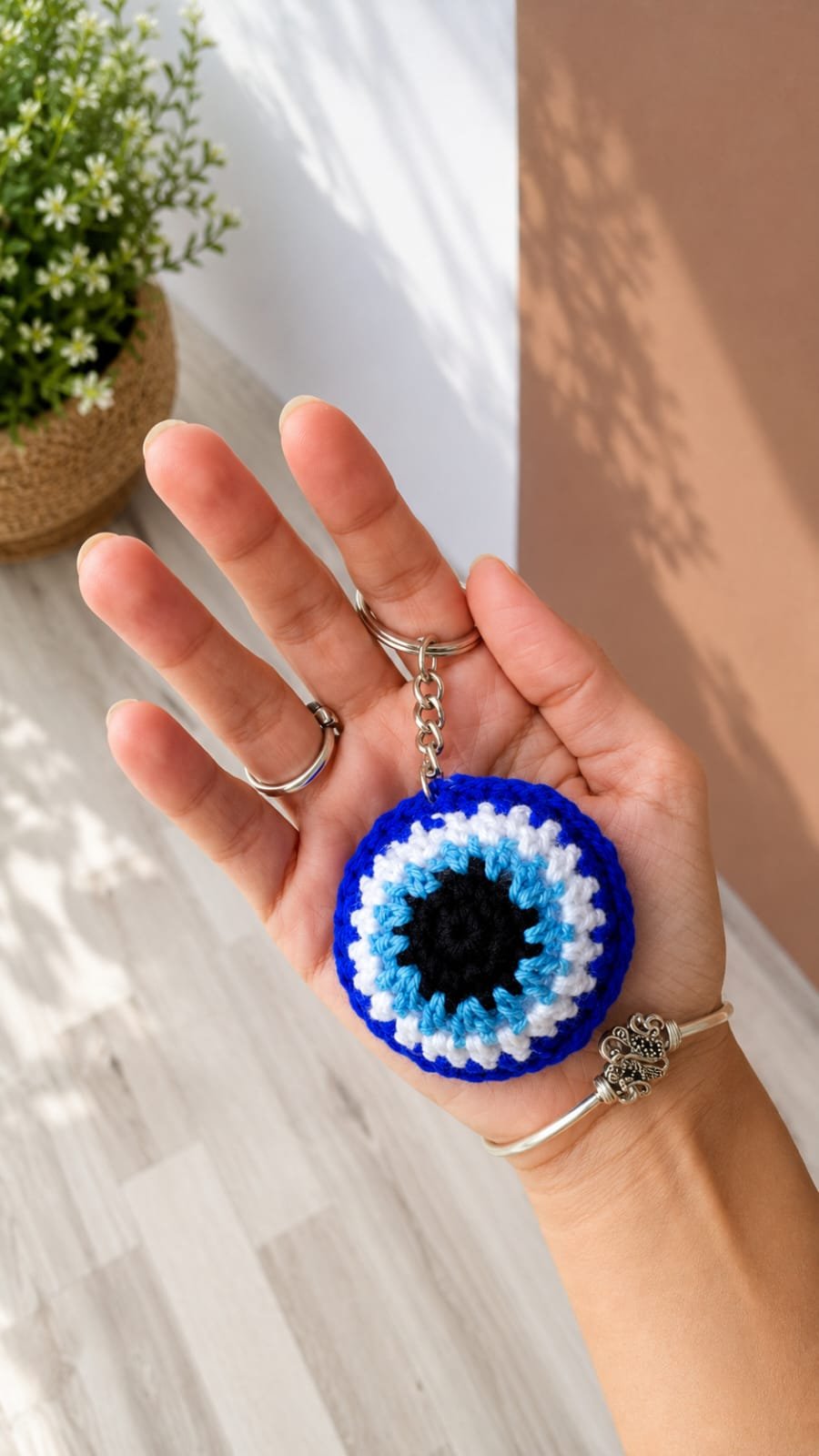 WhatsApp Image 2026-07-19 at 7.31.09 PM Evil Eye Keychain - Image 1