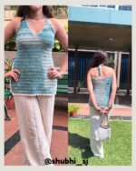 Noor Halter Neck Kurti Pattern - Image 4