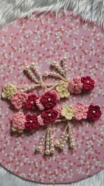 Blossom & Pearl Crochet Rakhi (Sold Individually)