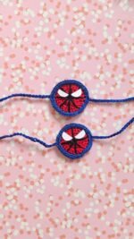 Spider-Man Kids Crochet Rakhi (Sold Individually)