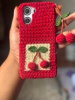 Cherry Charm Crochet Phone Case (vivo Y56) - Image 2