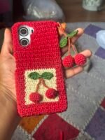 Cherry Charm Crochet Phone Case (vivo Y56) - Image 4