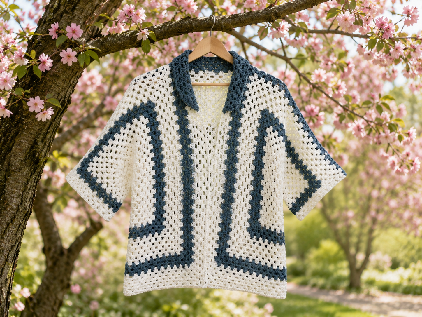 c51f1fcd-5b15-47d8-a1b7-b204c4d7f001 The Blueprint Granny Square Cardigan - Image 1