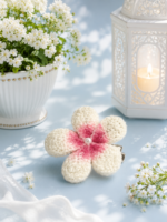 Plumeria Hair Clip