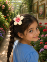 Plumeria Hair Clip - Image 3