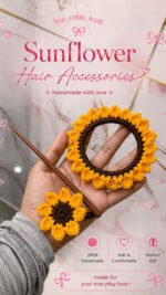 Sunflower Hair Accessory - Image 3