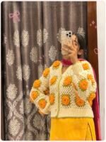 Rose Cardigan (Inspired By Nimrat Khera) M Size