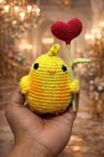 Little Chick with Heart Flower - Image 4
