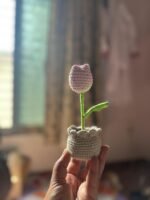 Rose Tulip With Pot - Image 4