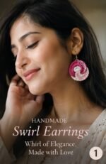 Spiral Swirl Crochet Earrings