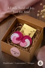 Spiral Swirl Crochet Earrings - Image 4