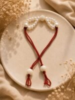 Infinity Pearl Loop Rakhi - Image 4