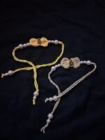 Om Crochet Bow & Pearl Rakhi